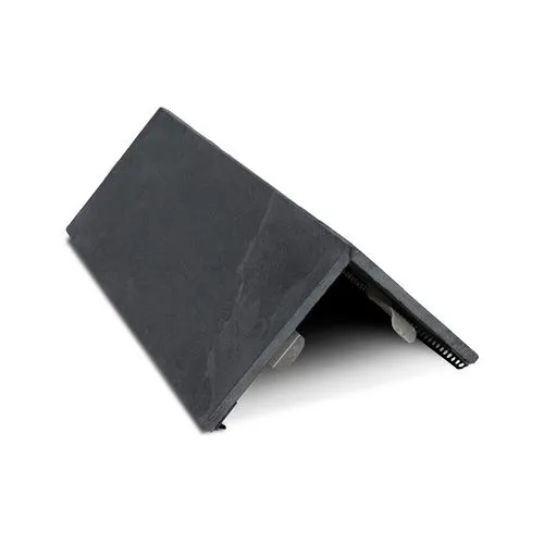 90d Ridge Tile Mayan All-in-One RealRidge - Natural Slate Graphite Ridge Tile - 90 ...