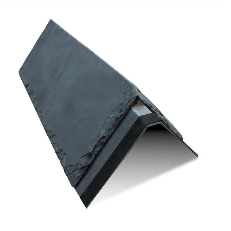 Slate Ridges Mayan Slate Dry RealRidge - Natural Slate Ridge Tile Graphite - 75 ...