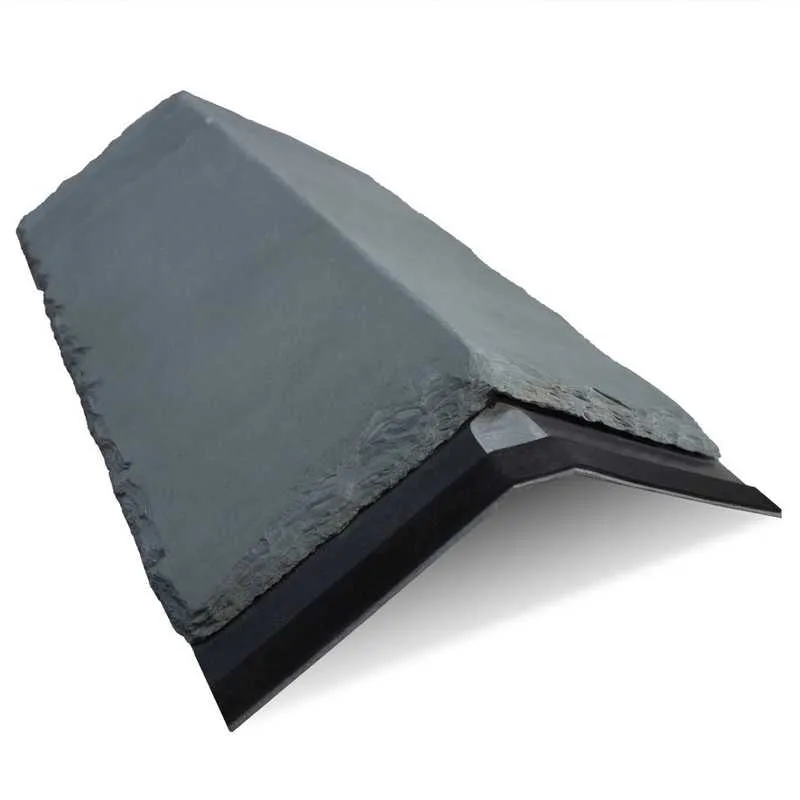 Dry Ridge Roof Tile Mayan Slate Dry RealRidge - Natural Slate Ridge Tile Grey Green - 120 ...