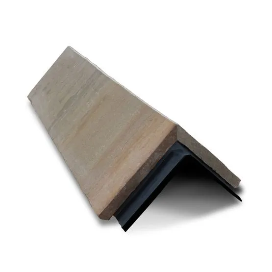 90d Ridge Tile Mayan Natural Stone Dry RealRidge 750mm long - 90 Degree | Roofing ...