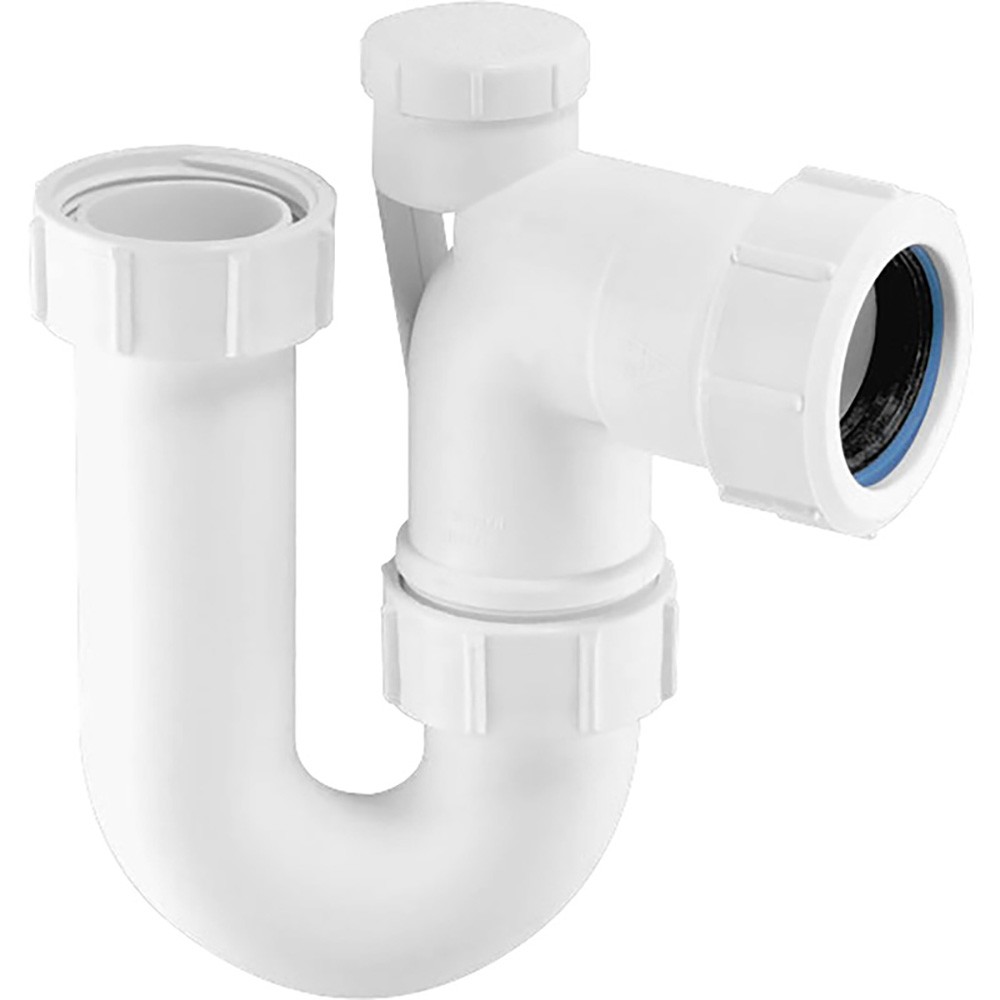 McAlpine 75mm Tubular Anti-Siphon Seal P Trap
