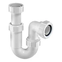 McAlpine Compression 75mm Tubular Adjustable Seal P Trap