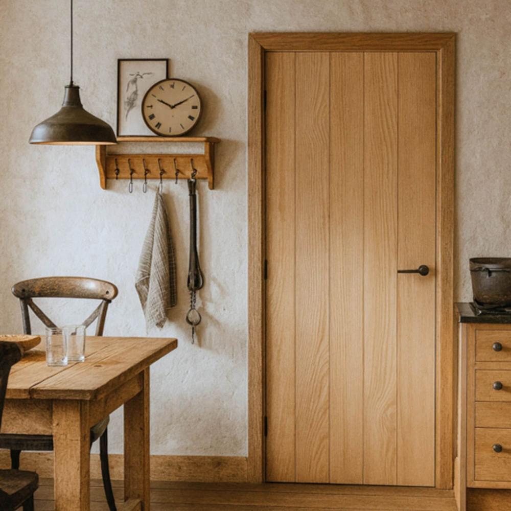 mendes killarney internal oak un finished cottage door primary