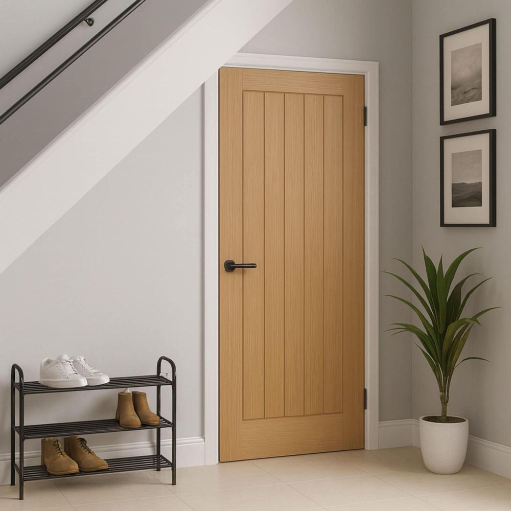 mendes wiltshire internal oak pre finished cottage door lifestyle
