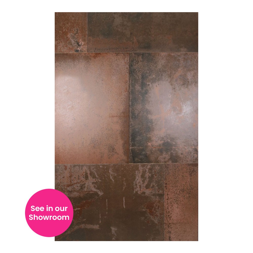 metallic_copper_porcelain_floor_tile_750x750mm_showroom