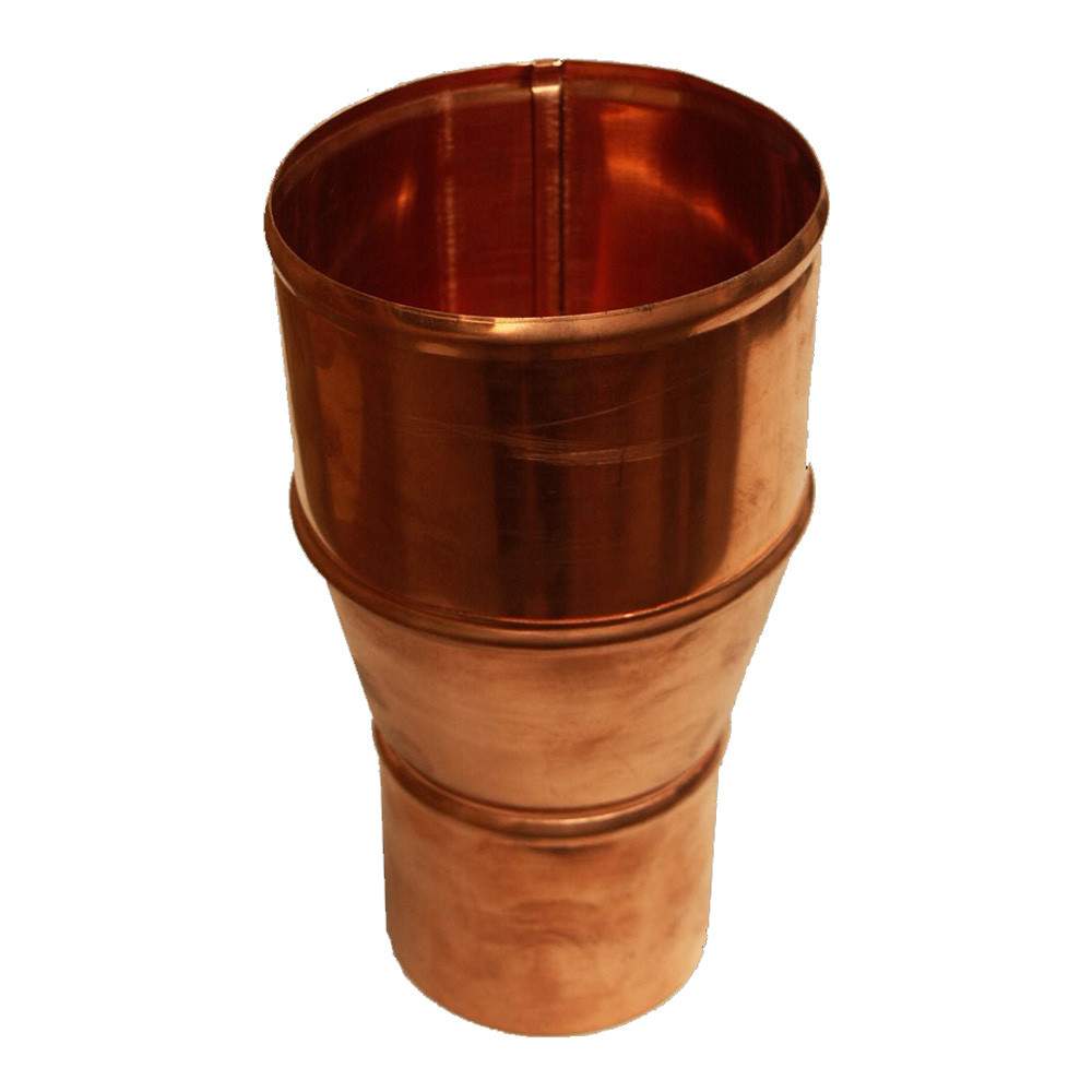 Metal Gutta Copper Downpipe Reducer - 80Mm To 60Mm