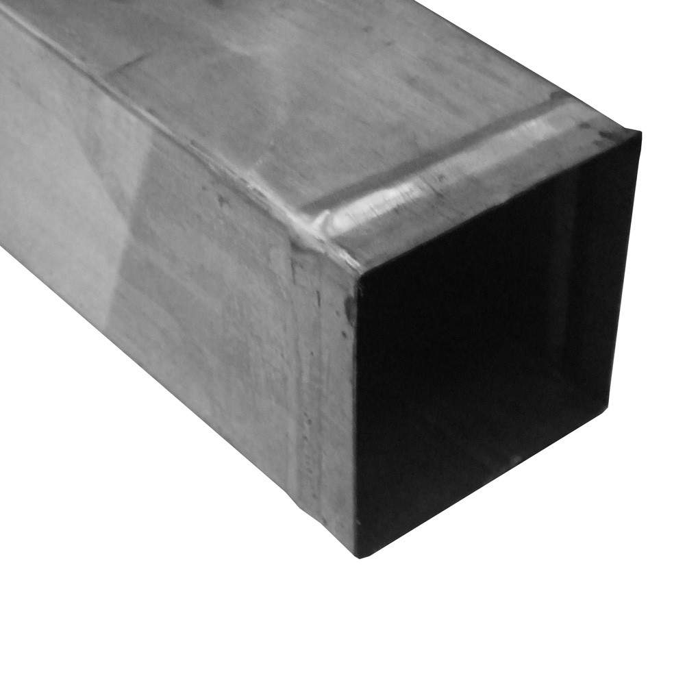 Metal Gutta Silver Stainless Steel 80X80mm Square Downpipe - 2.4M