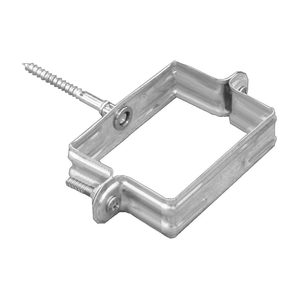 Metal Gutta Stainless Steel 80x80mm Square Downpipe Clip - 20mm