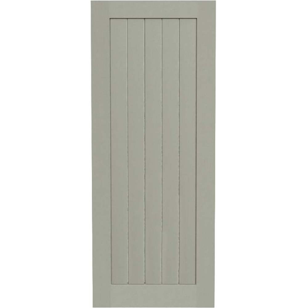 Door Superstore Millbridge Cottage Fully Finished Silk Grey Internal Door - 1981mm x 838mm (78x33 inch)