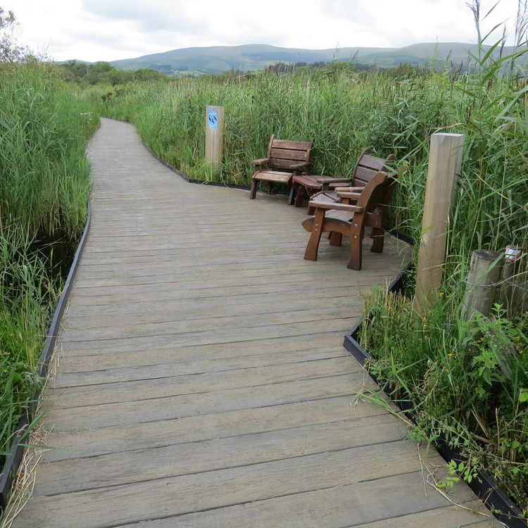 millboard vintage weathered grainnature boardwalk