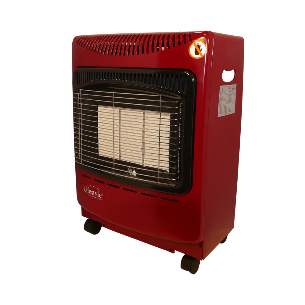 Lifestyle Red Mini Heatforce Portable Indoor Gas Heater