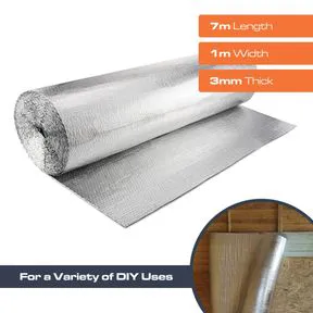 SuperFOIL General Purpose Wrap Multifoil Insulation - 1m x 7m Roll