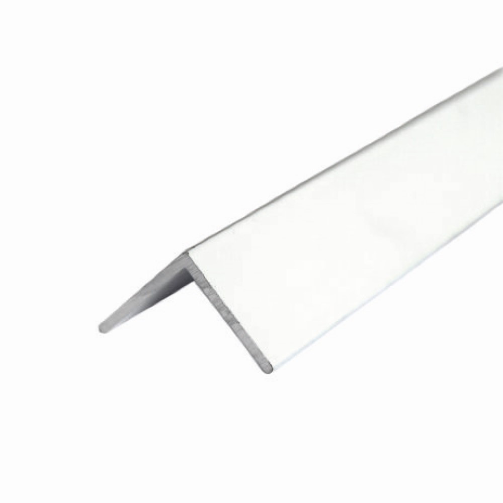 Multipanel Classic Type 102 White Aluminium Extrusion Angle Profile - 2450mm