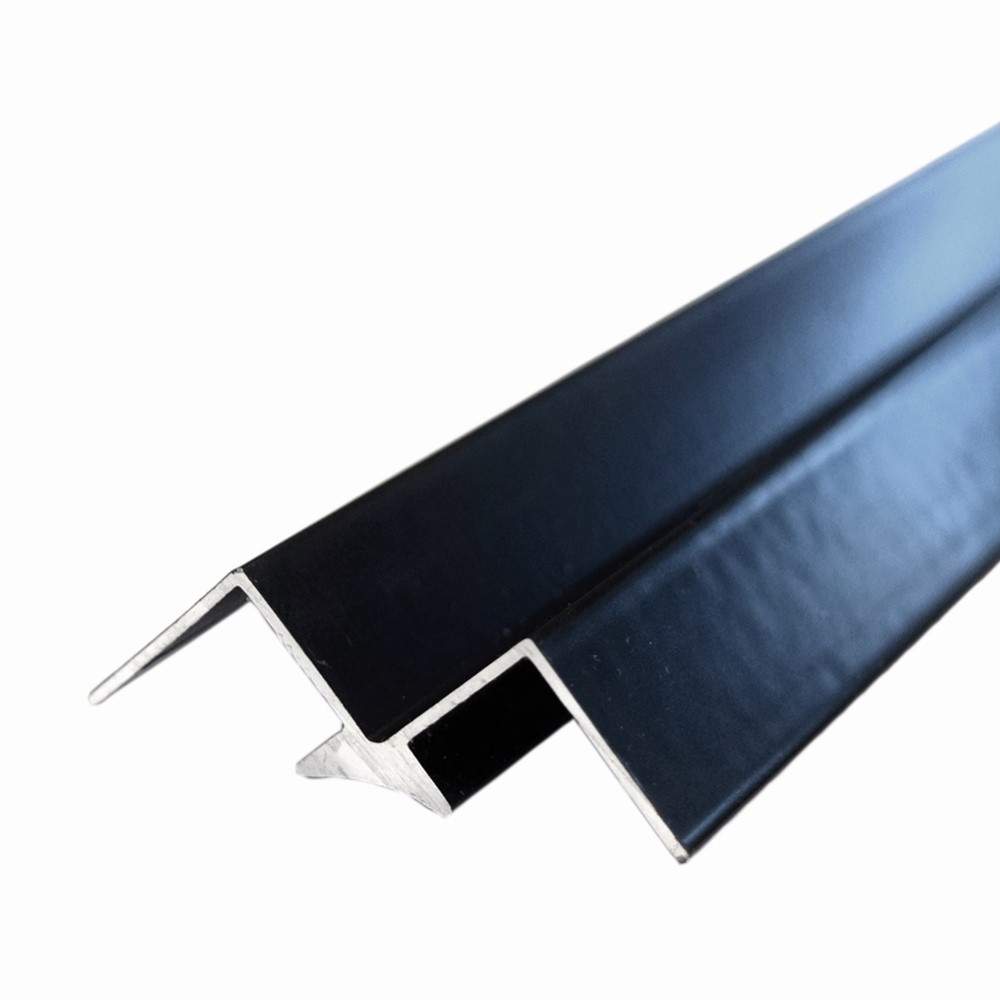 Multipanel Black Classic Type A Aluminium Extrusion Internal Corner - 2450Mm