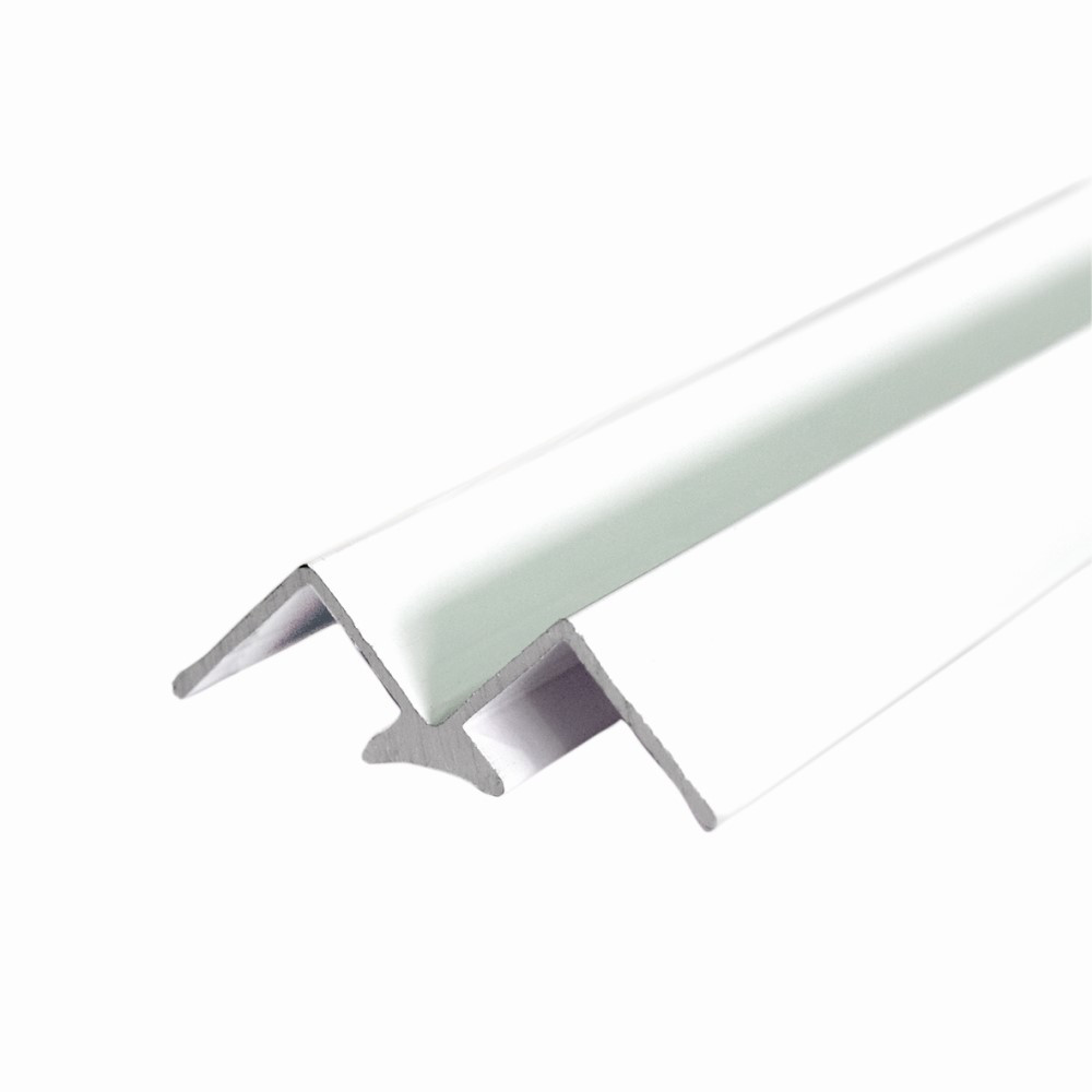 Multipanel Classic Type A White Aluminium Extrusion Internal Corner - 2450mm