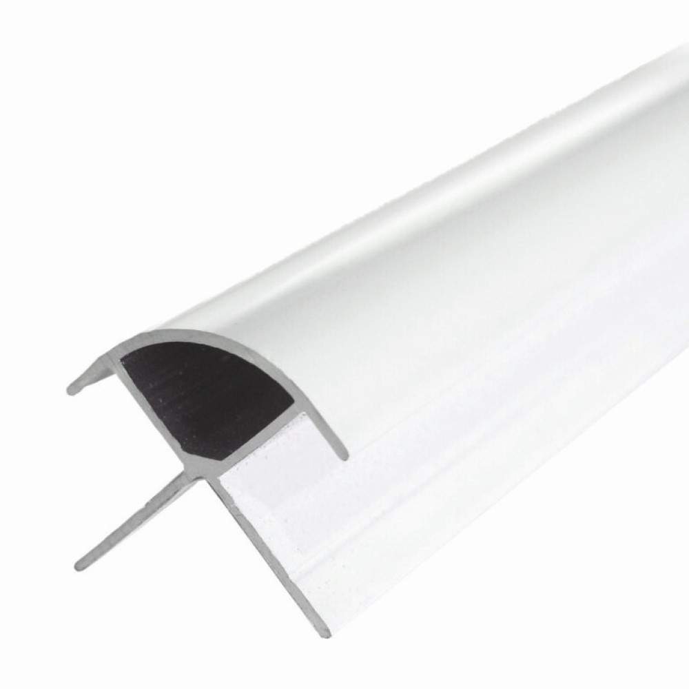 Multipanel White Classic Type B Aluminium Extrusion External Corner - 2450Mm