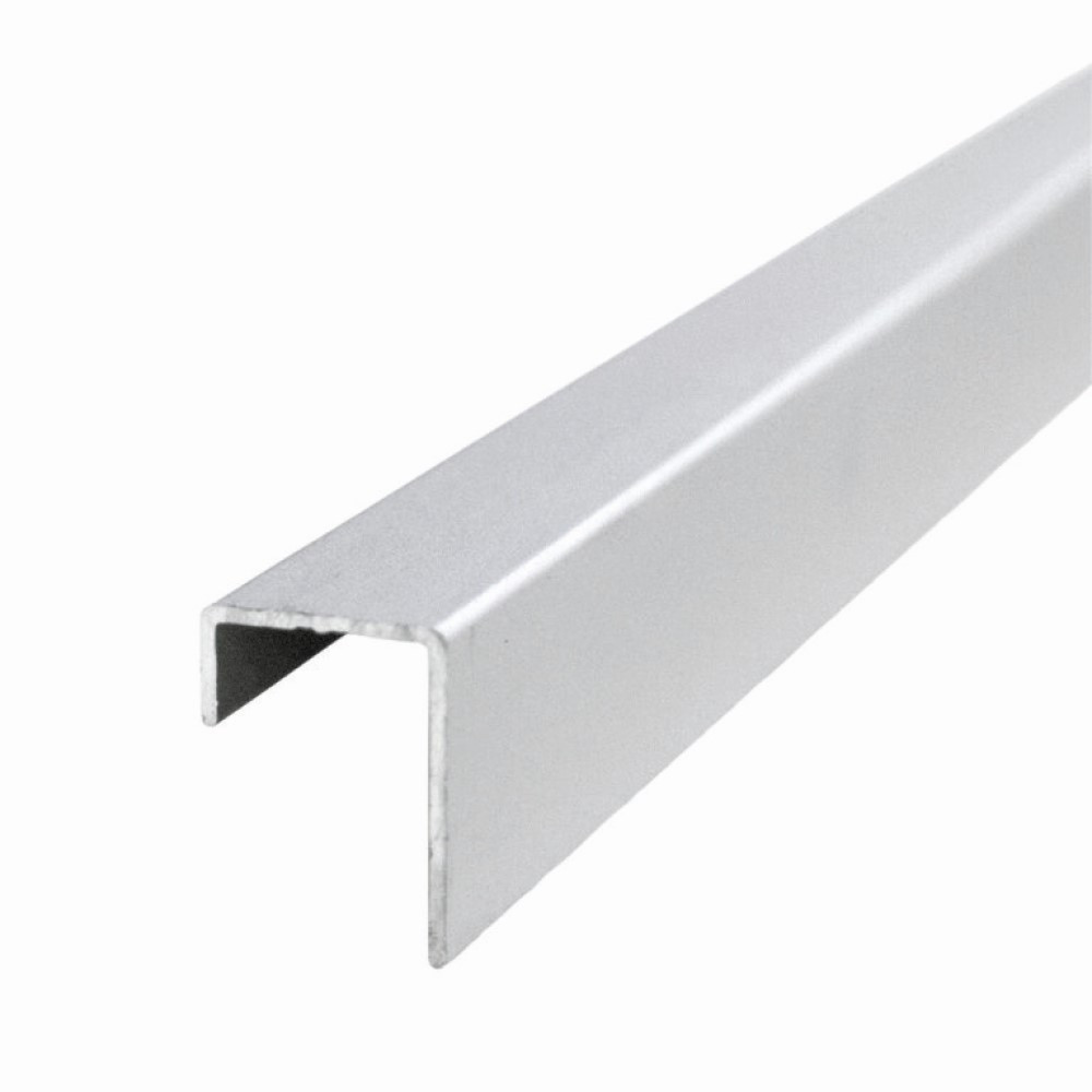 Multipanel Classic Type C Satin Anodised Aluminium Extrusion End Cap - 2450mm