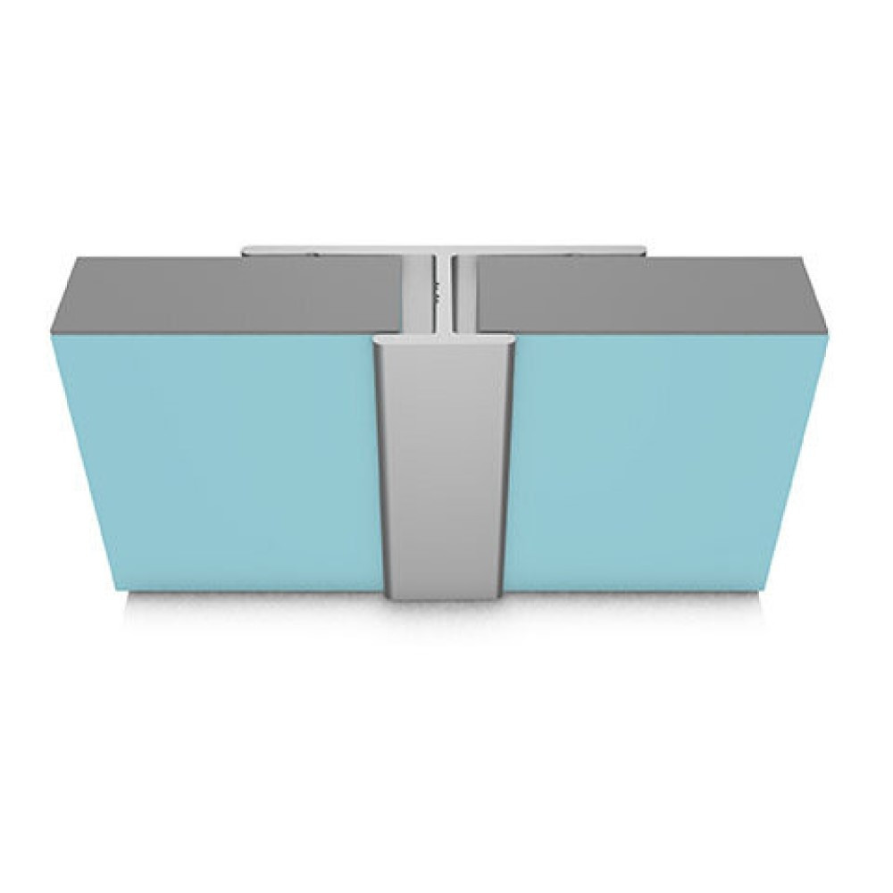 Multipanel Classic Type D Satin Anodised Aluminium Continuous H Joint - 2450mm