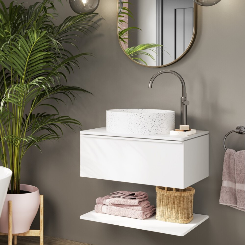 Multipanel Pure Dust Grey Tongue & Groove Hydrolock Shower Wall Panel - 2400mm x 1200mm