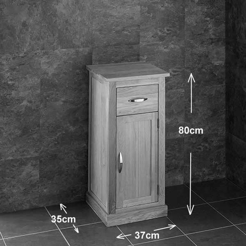 Natural Solid Oak Single Door Storage Plumbing Superstore®