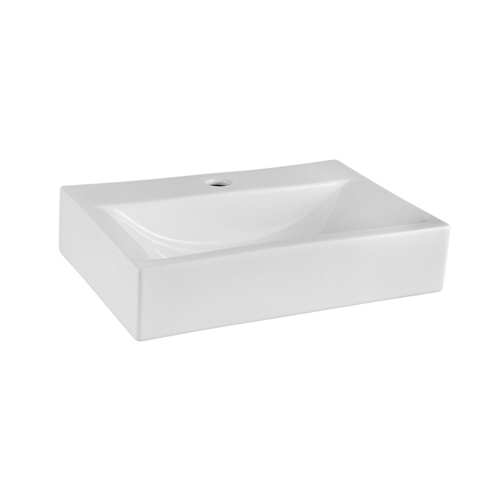Nuie Cubix White Washstand Vessel