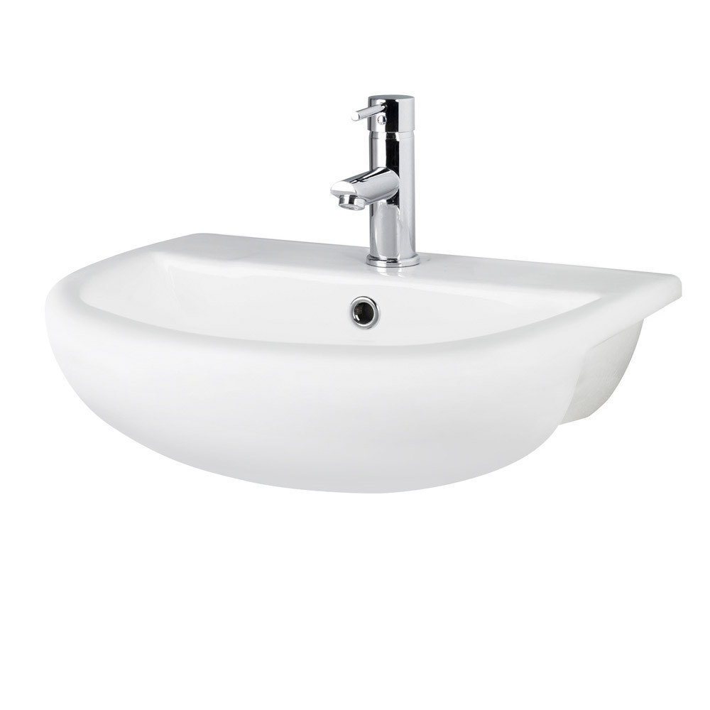 Hudson Reed Harmony White Semi Recessed Basin