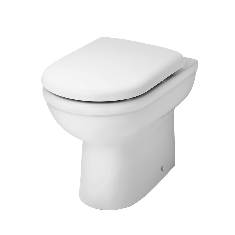 Nuie Ivo White Back to wall Toilet Pan