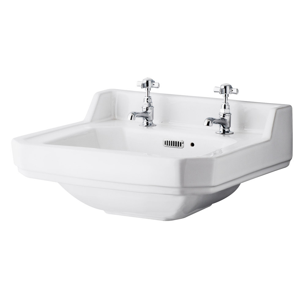 Hudson Reed Richmond White 2 Tap Basin