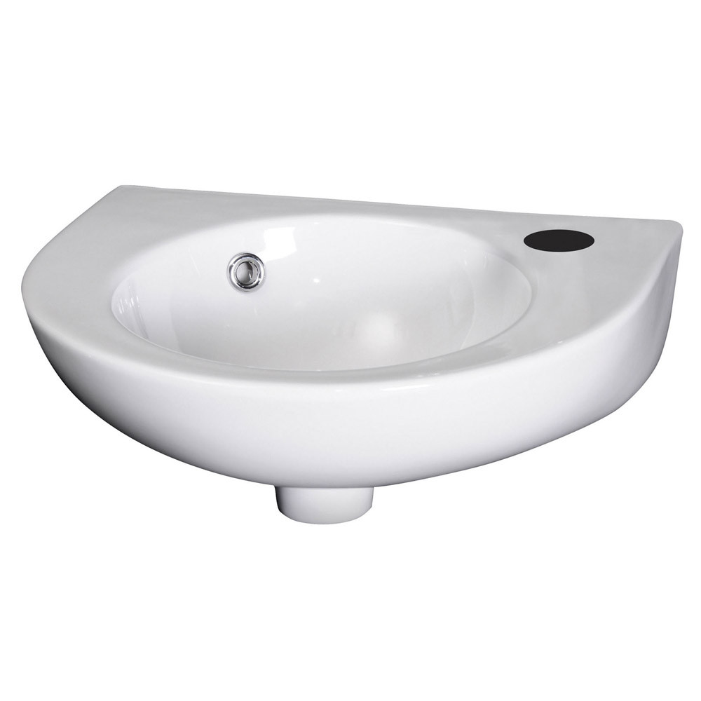 Nuie Melbourne White Round Wall Hung Basin