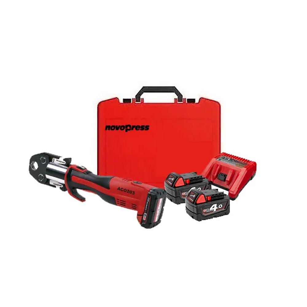 Novopress ACO203BT Bluetooth Battery Pressing Tool with Case, Charger & 2 Batteries