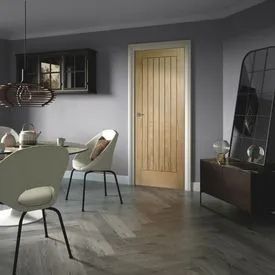 XL Joinery Suffolk Essential Cottage Unfinished Oak Internal Door