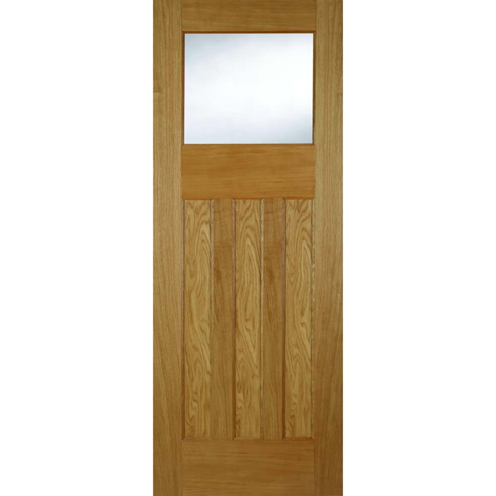 Door Superstore Haldon Edwardian/1930s Unfinished Oak Unglazed Internal Door - 1981mm x 762mm (78x30 inch)