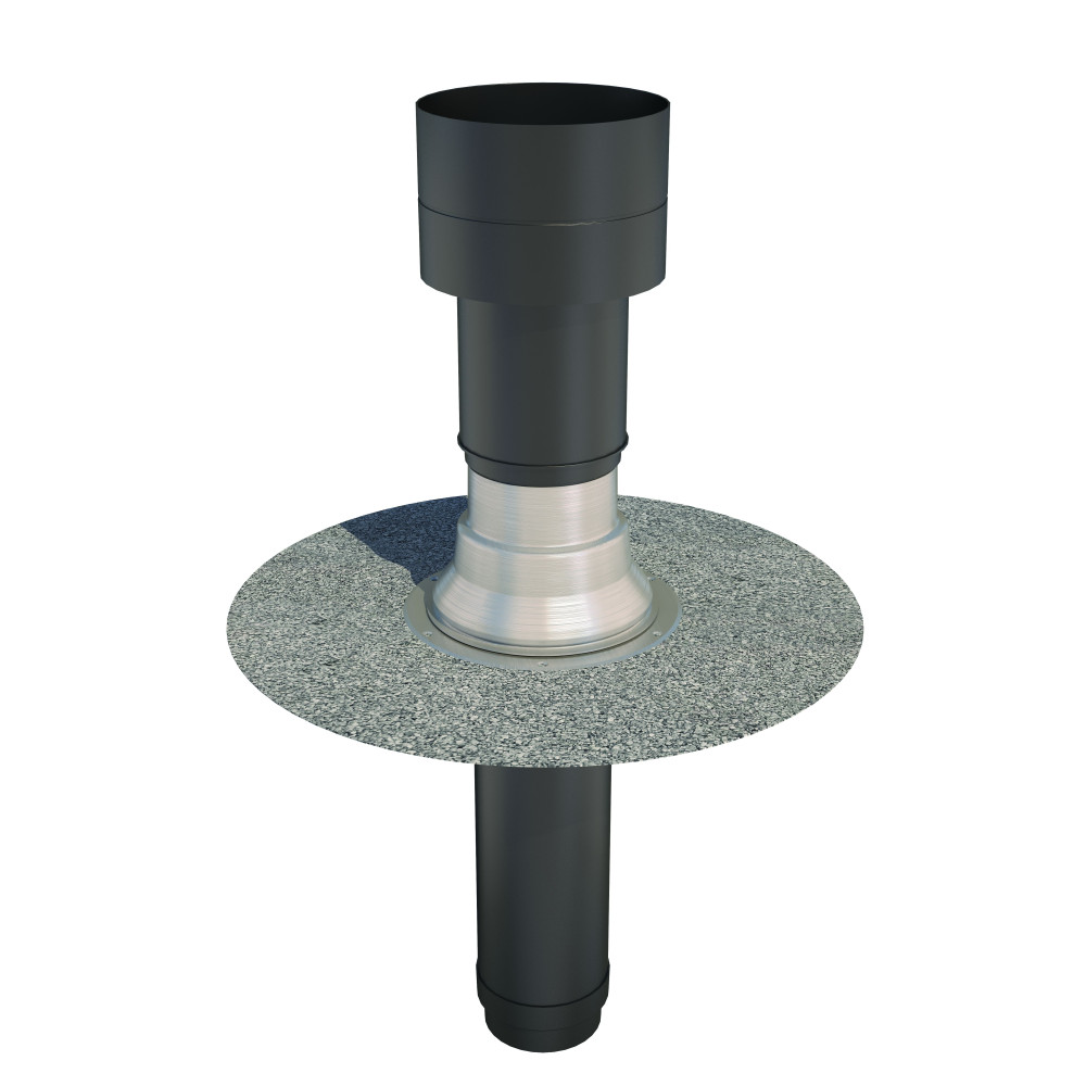 Ubbink OFT1 Flat Roof Void/Vent for Bitumen - 131mm