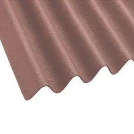 Onduline Brown Corrugated Bitumen Roof Sheet - 2000mm x 950mm