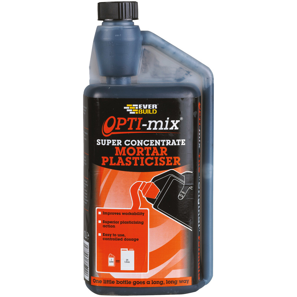 Everbuild Opti-Mix Mortar Plasticiser 1 Litre