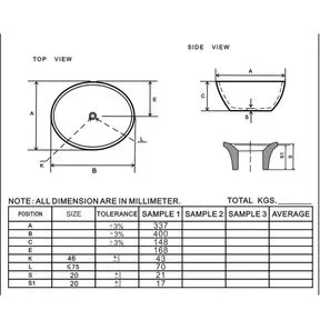 Messina White Ceramic Oval Basin & Kira Large Shelf