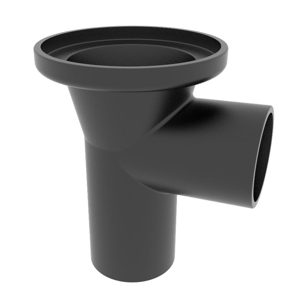 Pam Building Cast Iron Drain Pipe Gully Inlet with Horizontal Branch - 100mm x 100mm Body Only