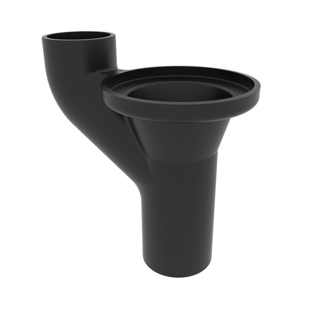 Pam Building Cast Iron Drain Pipe Gully Inlet with Vertical Branch - 100mm x 100mm Body Only