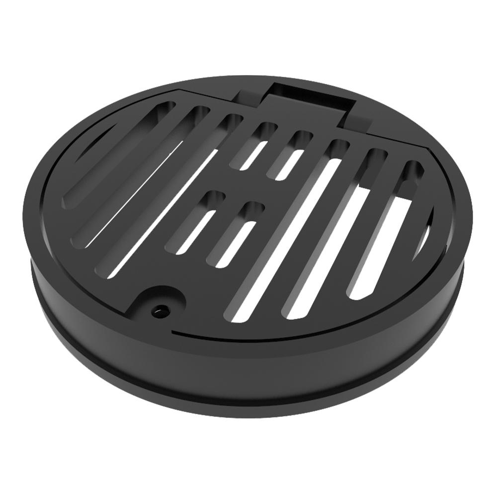 Pam Building Cast Iron Drain Pipe Hinged and Locking Grate - 265mm