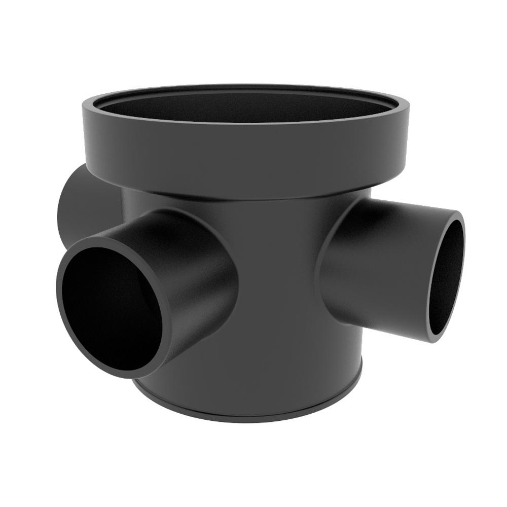 Pam Building Cast Iron Drain Pipe Raising Piece with 100mm Inlets - 225mm