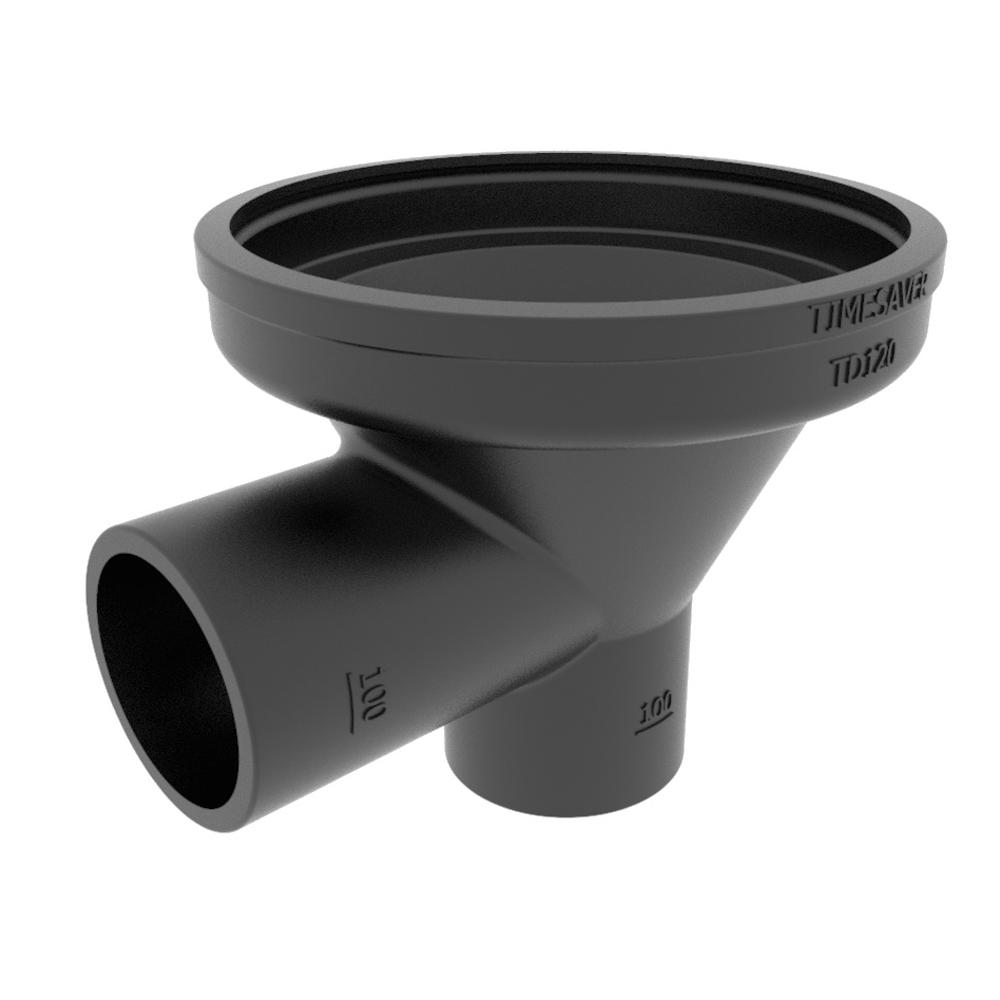 Pam Building Cast Iron Drain Pipe Tapered Gully Inlet with 100mm Inlet - 100mm x 100mm