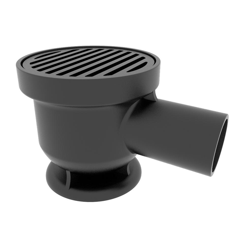 Pam Building Cast Iron Drain Pipe Trapless Gully with 87.5 Degree Outlet - 100mm