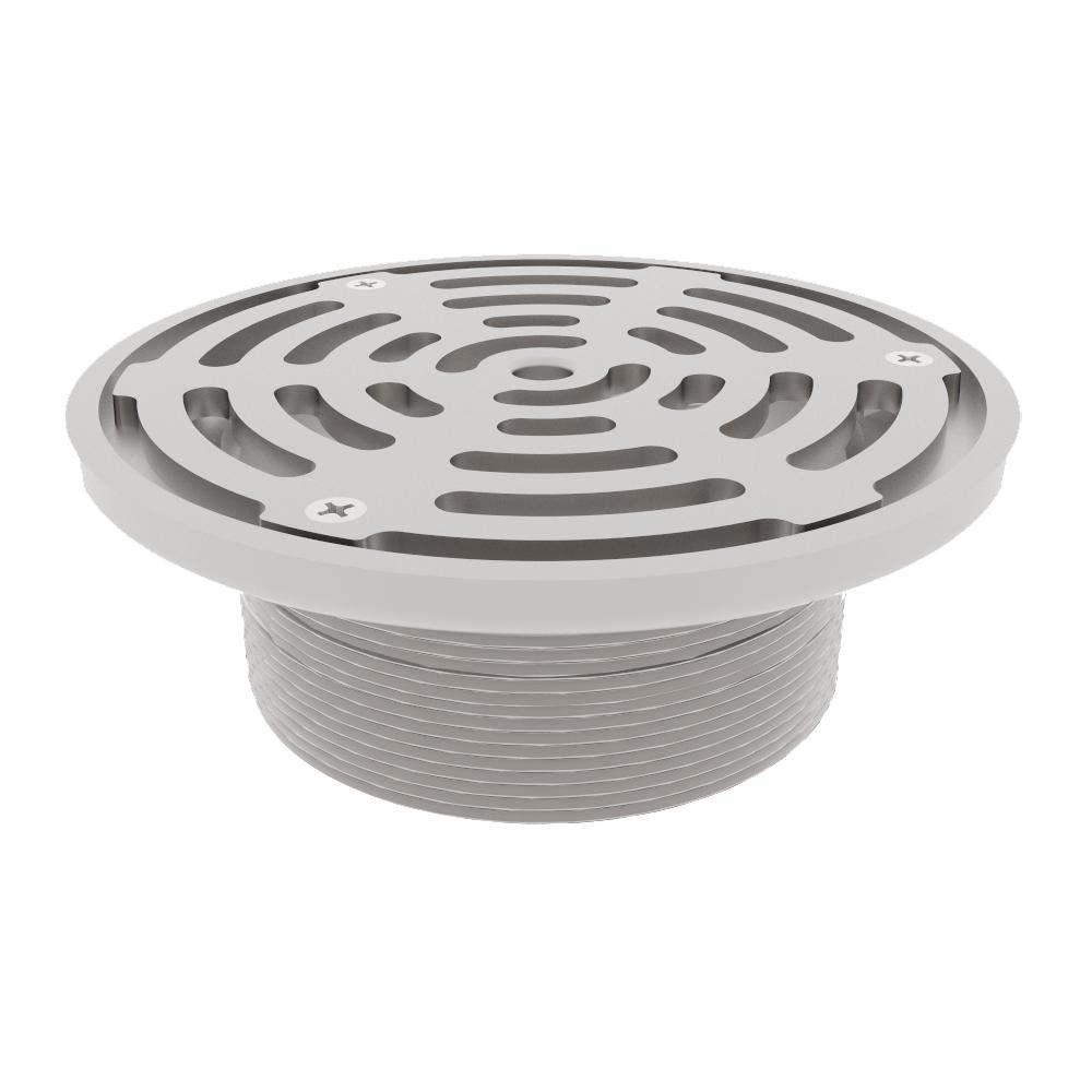 Pam Building Stainless Steel 150mm Gully Grating NPSM Threaded Fit