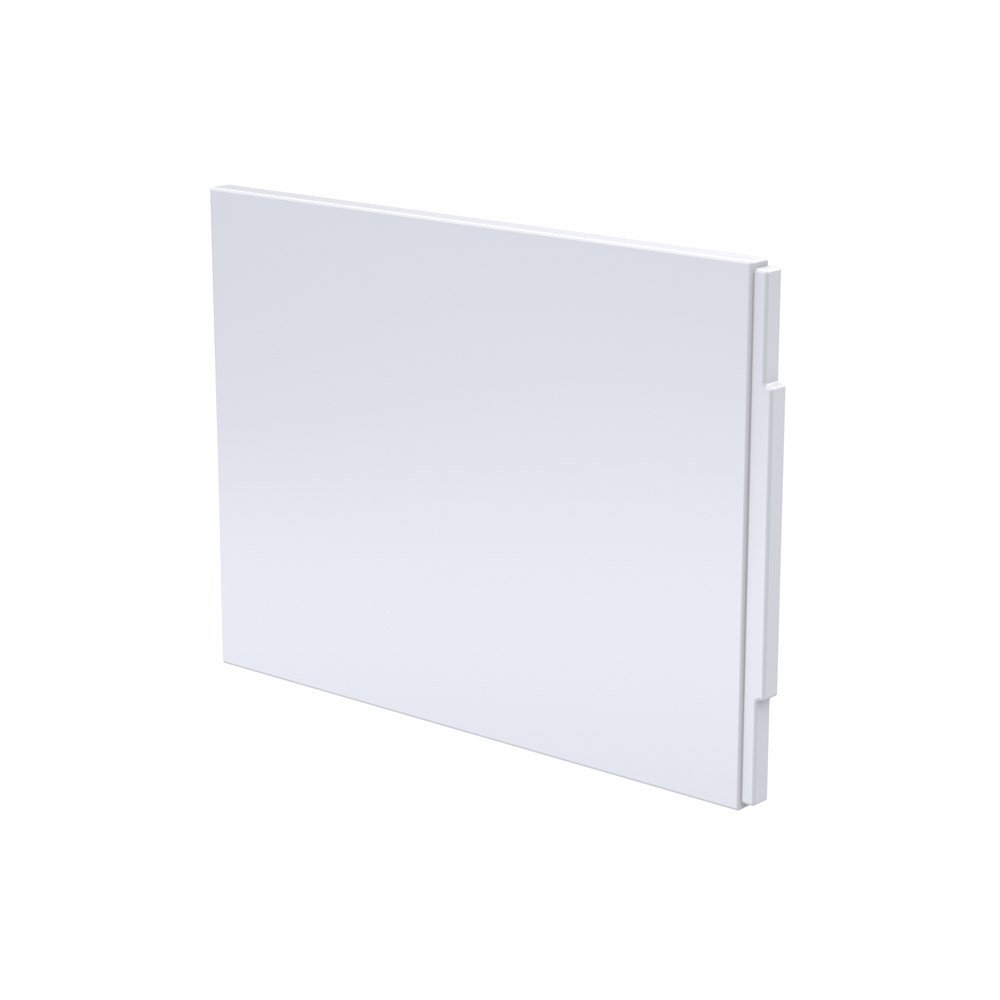 Nuie White Acrylic Straight End Bath Panel