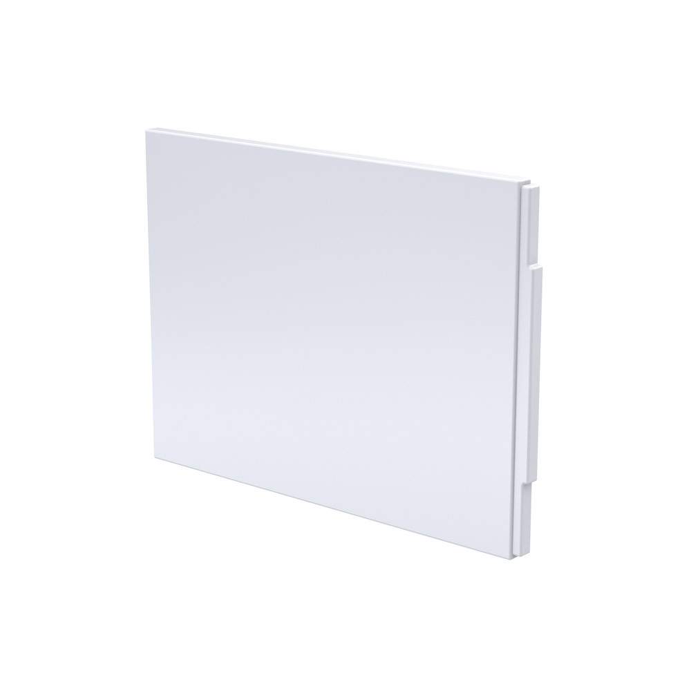 Nuie White 700Mm Acrylic Straight End Bath Panel
