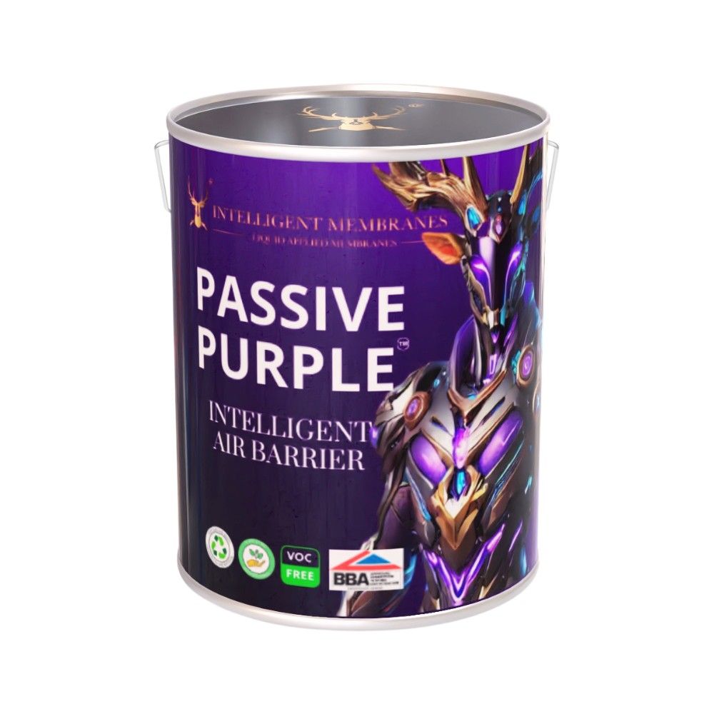 Product image for Passive Purple Airtight Liquid Vapour Control Membrane Spray - 6.9kg