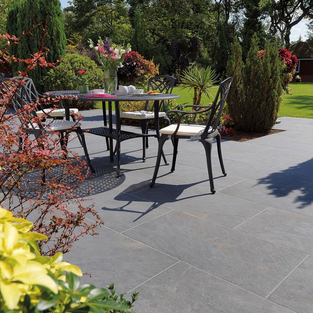 Pavestone Dolomite Grey Porcelain Paving Slabs - 1000mm x 500mm