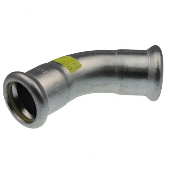 Pegler Yorkshire SSG21 Xpress Gas Stainless Steel 45 Degree Elbow Price Comparisons | Compare The Build