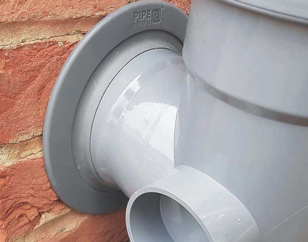 PipeSnug 110mm Soil Pipe Cover Grey Drainage Superstore®