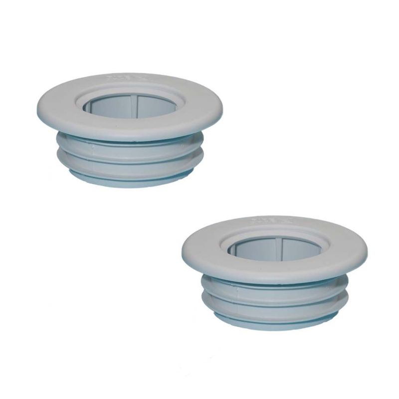 PipeSnug 32mm Waste Pipe Collar White Pack of 2 Drainage Superstore®